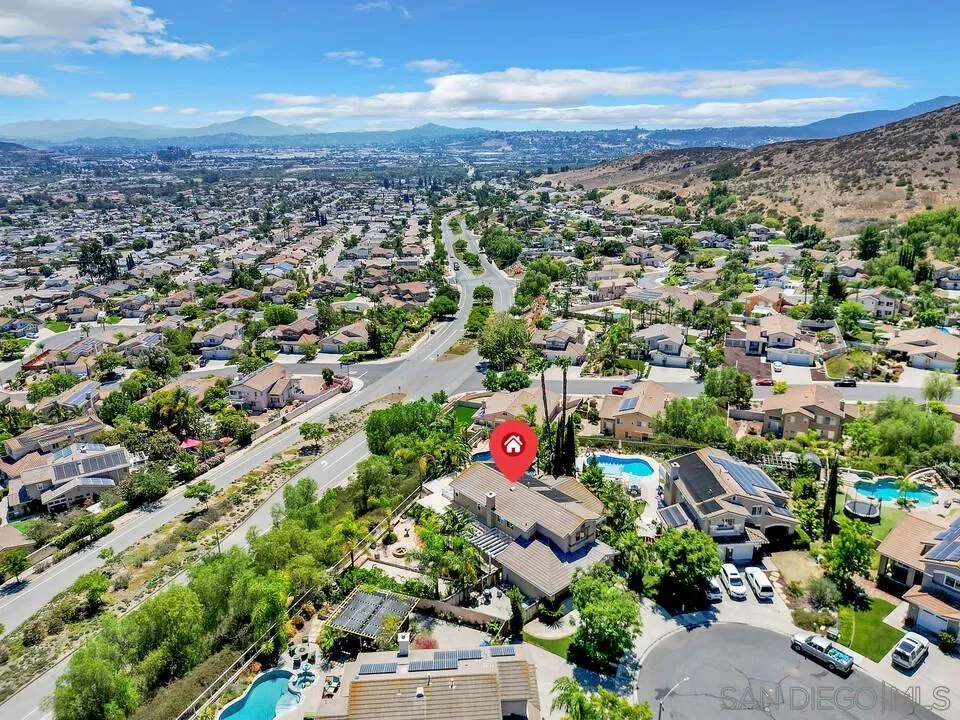 10496 Chaparral Drive Santee, CA 92071 - Photo 68 of 73 an aerial view of a city
