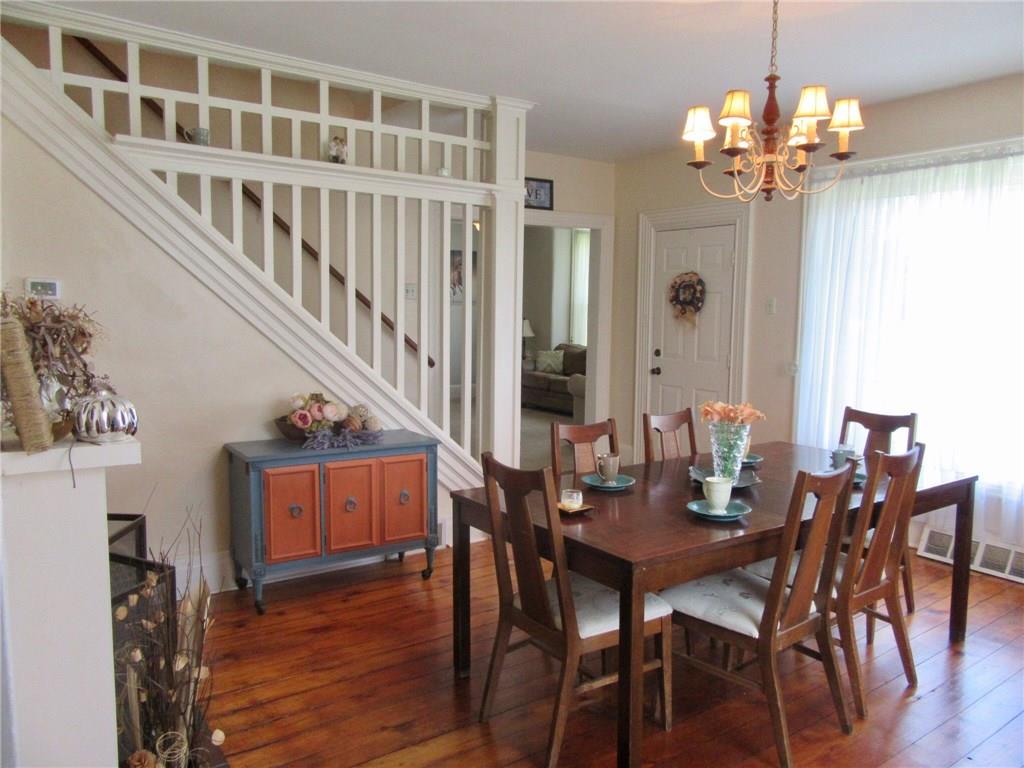 3995 Tuscarawas Road Beaver, PA 15009 - Photo 6 of 25 Elegant dining.....beautiful gleaming original hardwood floors....