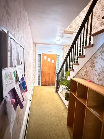 a view of an front door