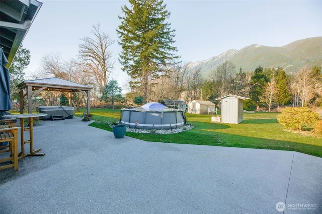 a view of a street with houses