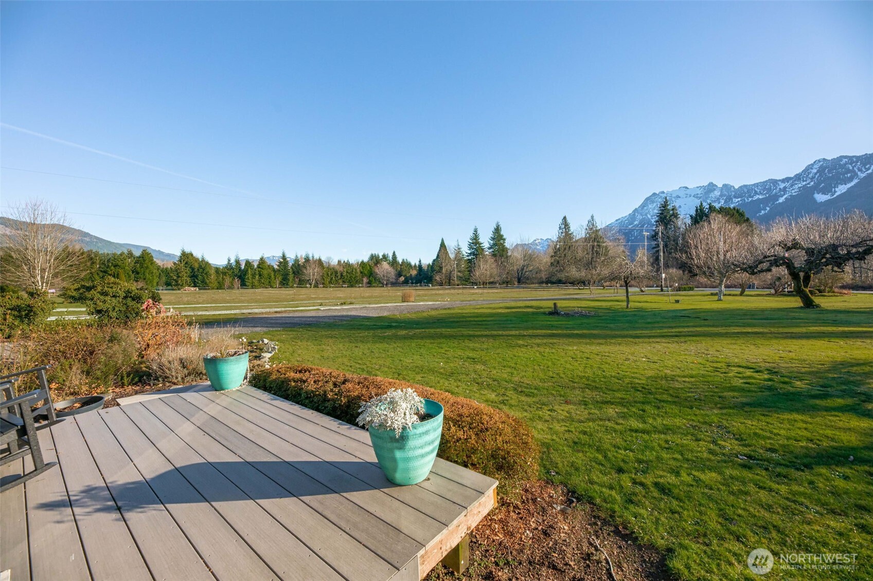 36721 Swede Heaven Road Arlington, WA 98223 - Photo 29 of 40 a view of a lake with a yard