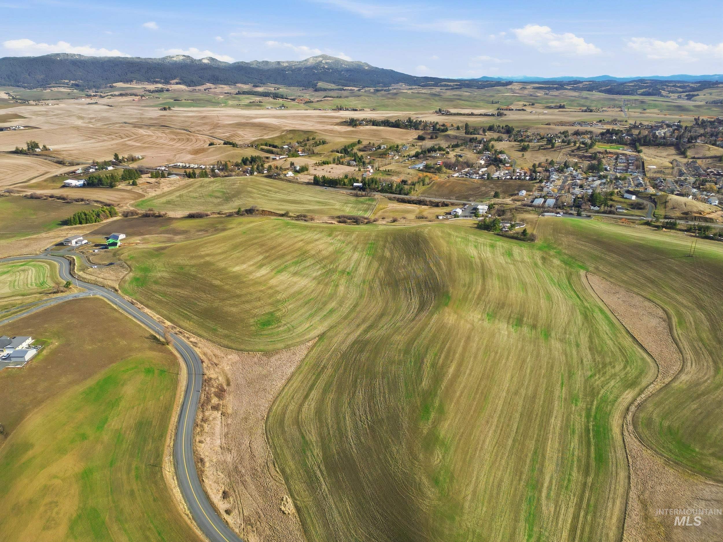 Tbd Mix Road Moscow, ID 83843 - Photo 14 of 40 Aerial overview of property's location with a mountainous background
