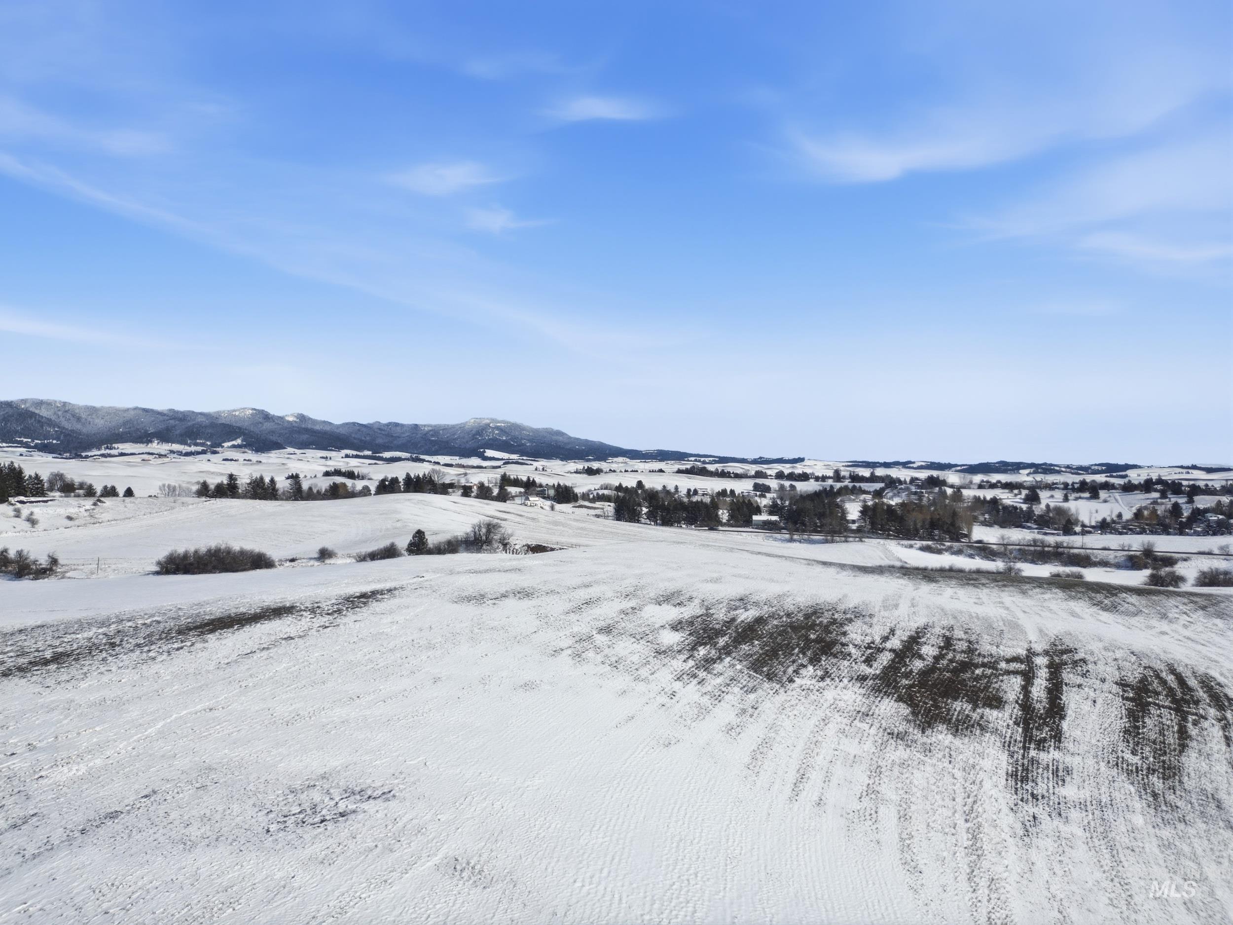 Tbd Mix Road Moscow, ID 83843 - Photo 28 of 40 Snowy aerial view featuring a mountain view