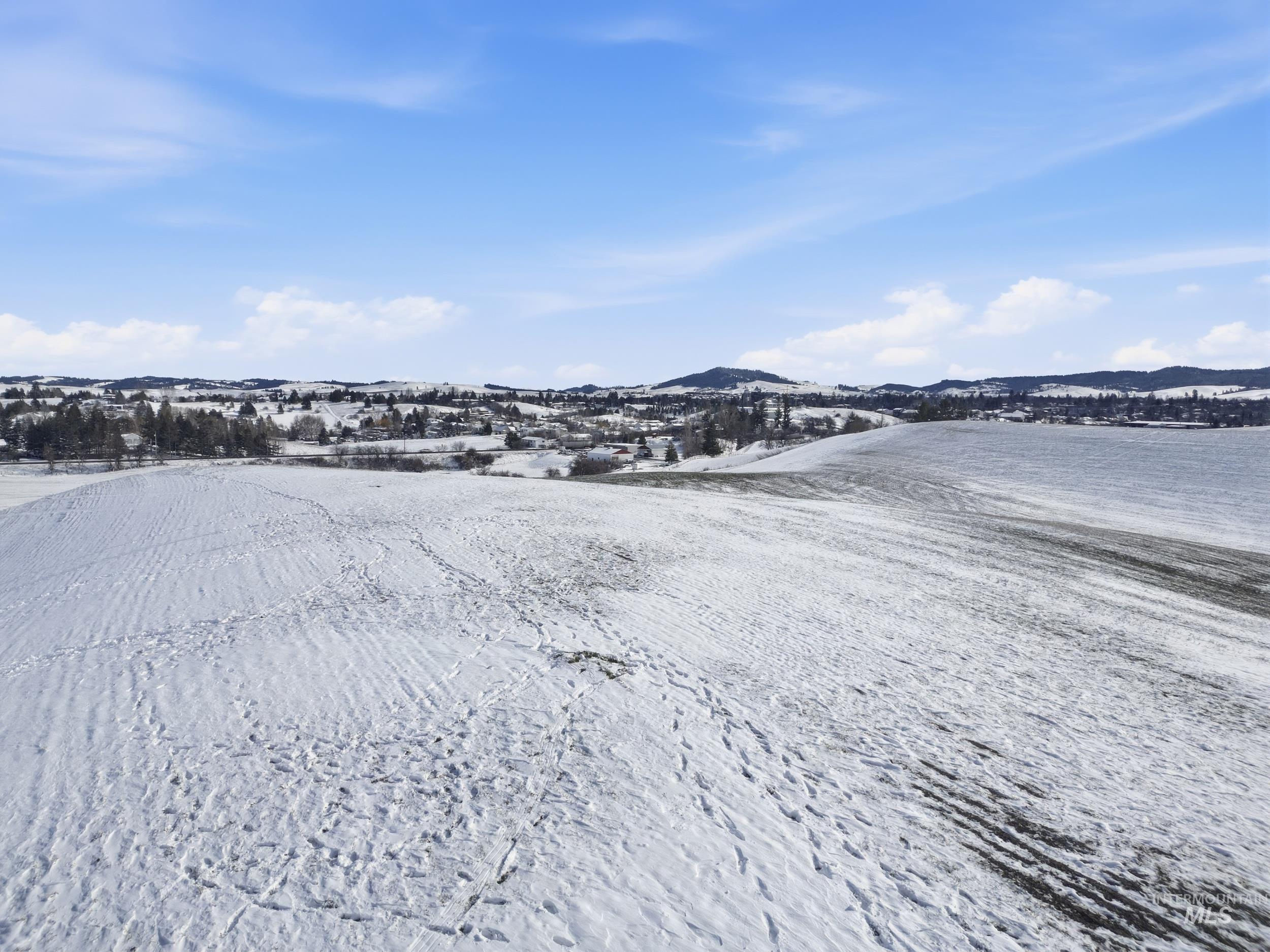 Tbd Mix Road Moscow, ID 83843 - Photo 32 of 40 Snowy aerial view featuring a mountain view