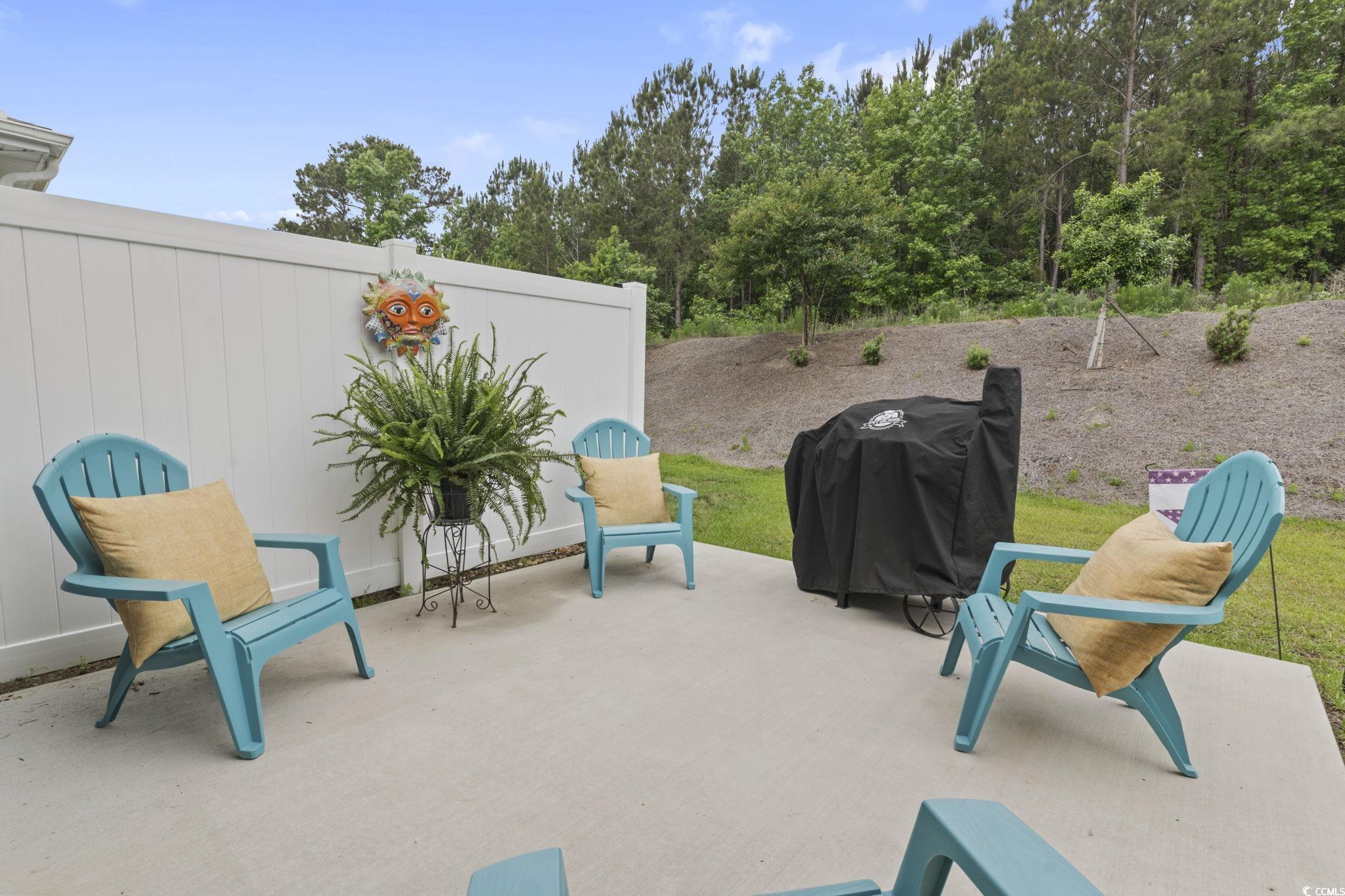 4027 Taranto Loop, Unit C Myrtle Beach, SC 29579 - Photo 26 of 36 View of patio / terrace featuring grilling area