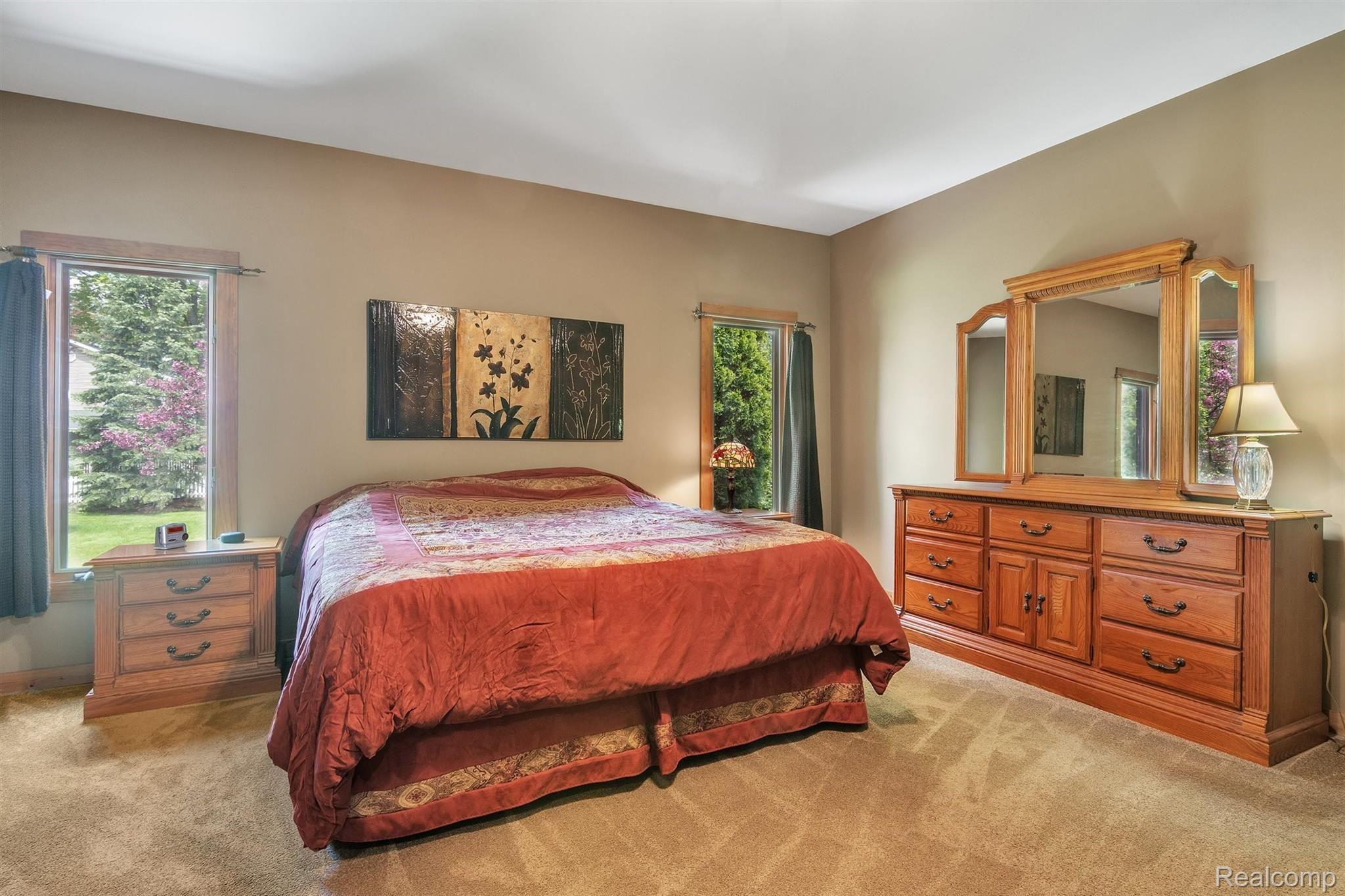 5786 South Weed Road Plymouth, MI 48170 - Photo 19 of 55 Master Bedroom on entry level