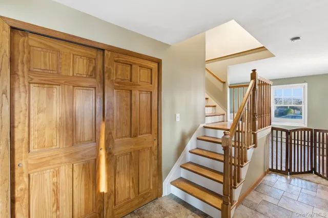 a view of a entryway with stairs