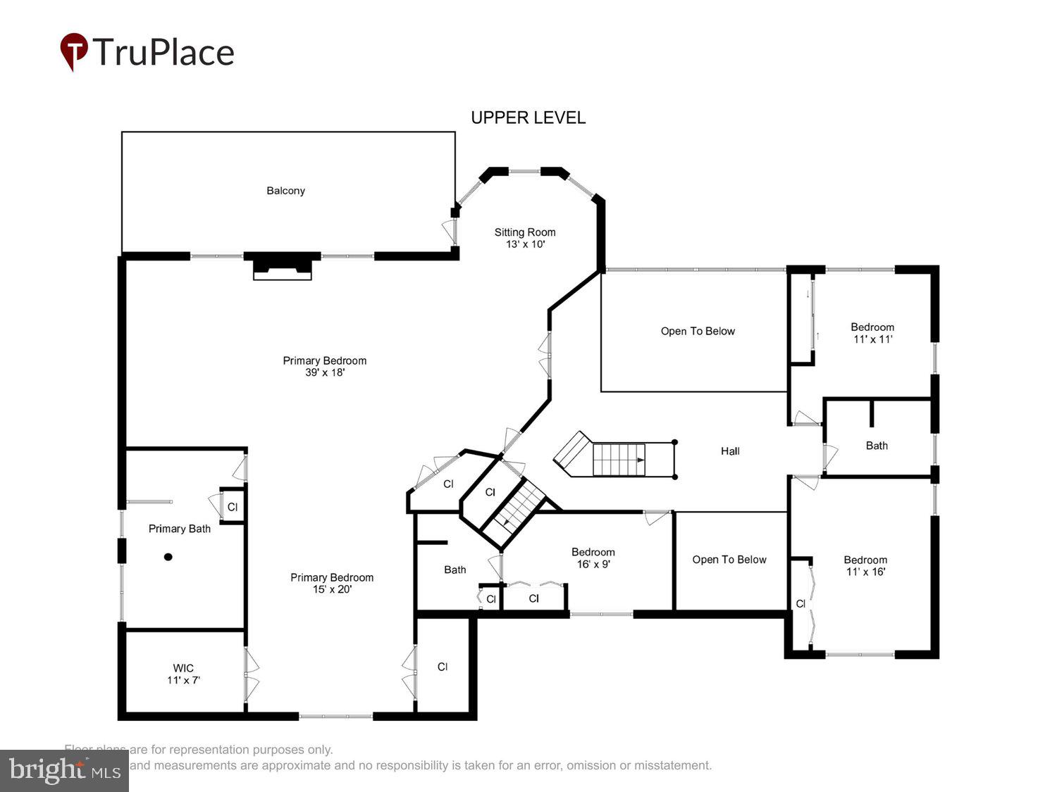 13120 Esworthy Road Potomac, MD 20854 - Photo 79 of 80 Upper Level Floor Plan