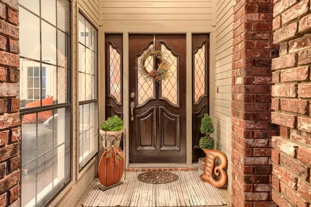 a view of living room and kitchen