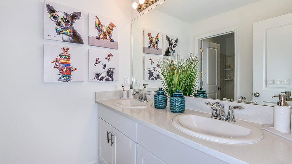 13811 Shellmore Avenue Palmetto, FL 34221 - Photo 4 of 17 a bathroom with a sink and a mirror