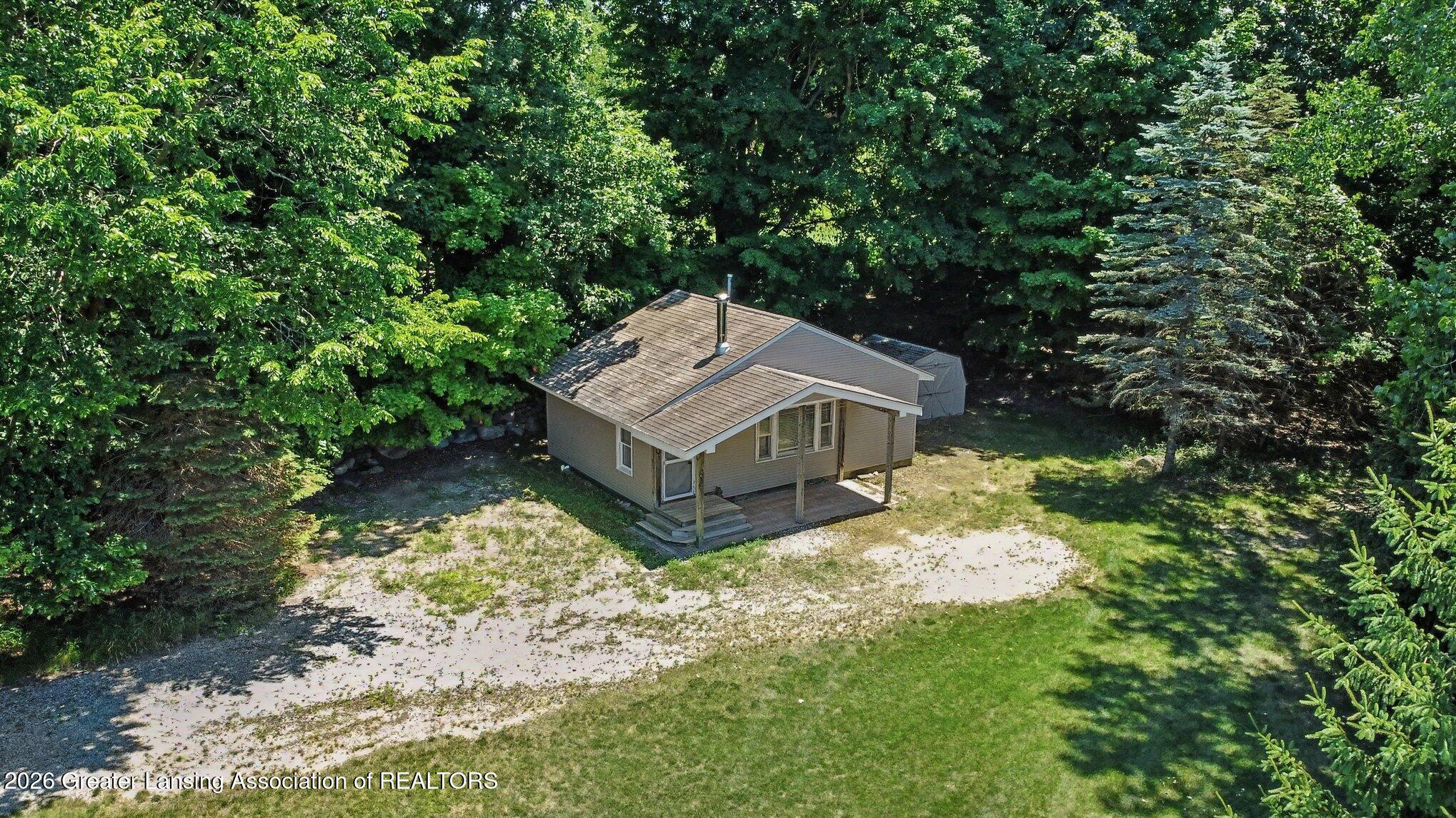 905 West Dansville Road Mason, MI 48854 - Photo 34 of 50 Aerial Cabin