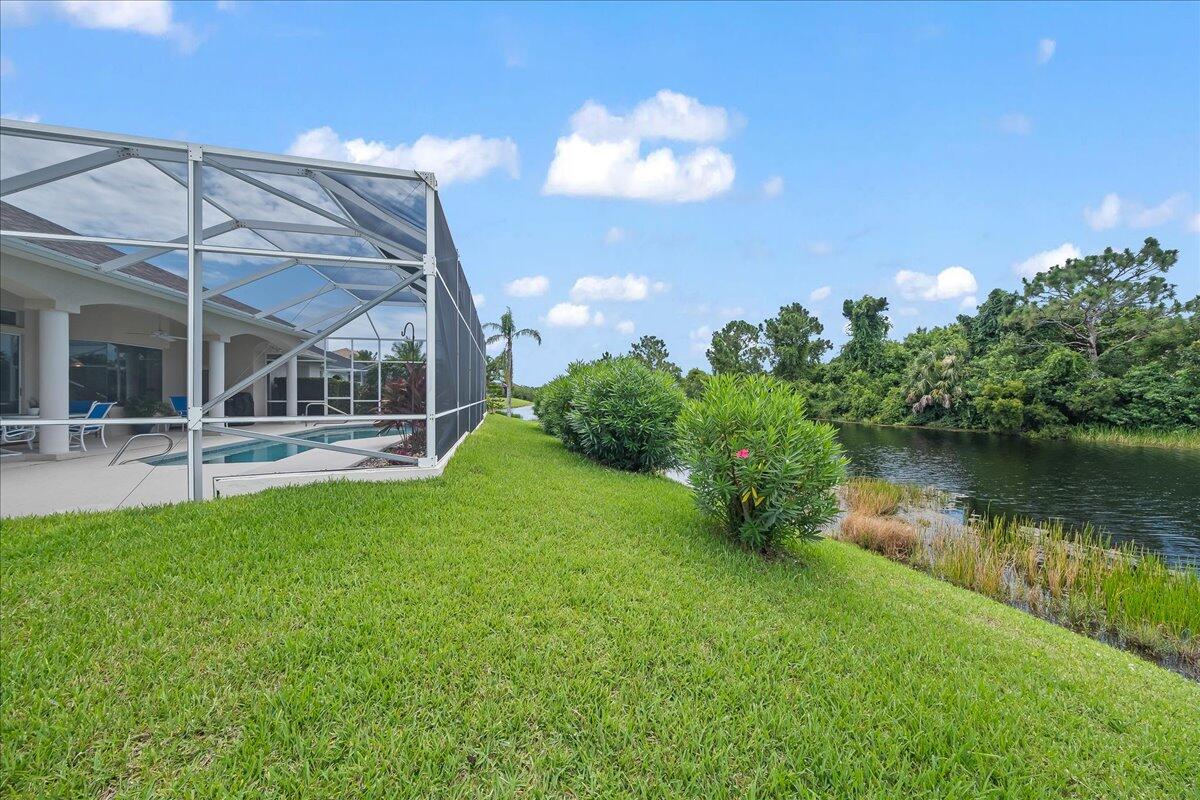 4300 Stoney Point Road Melbourne, FL 32940 - Photo 35 of 37 a garden view with a lake view