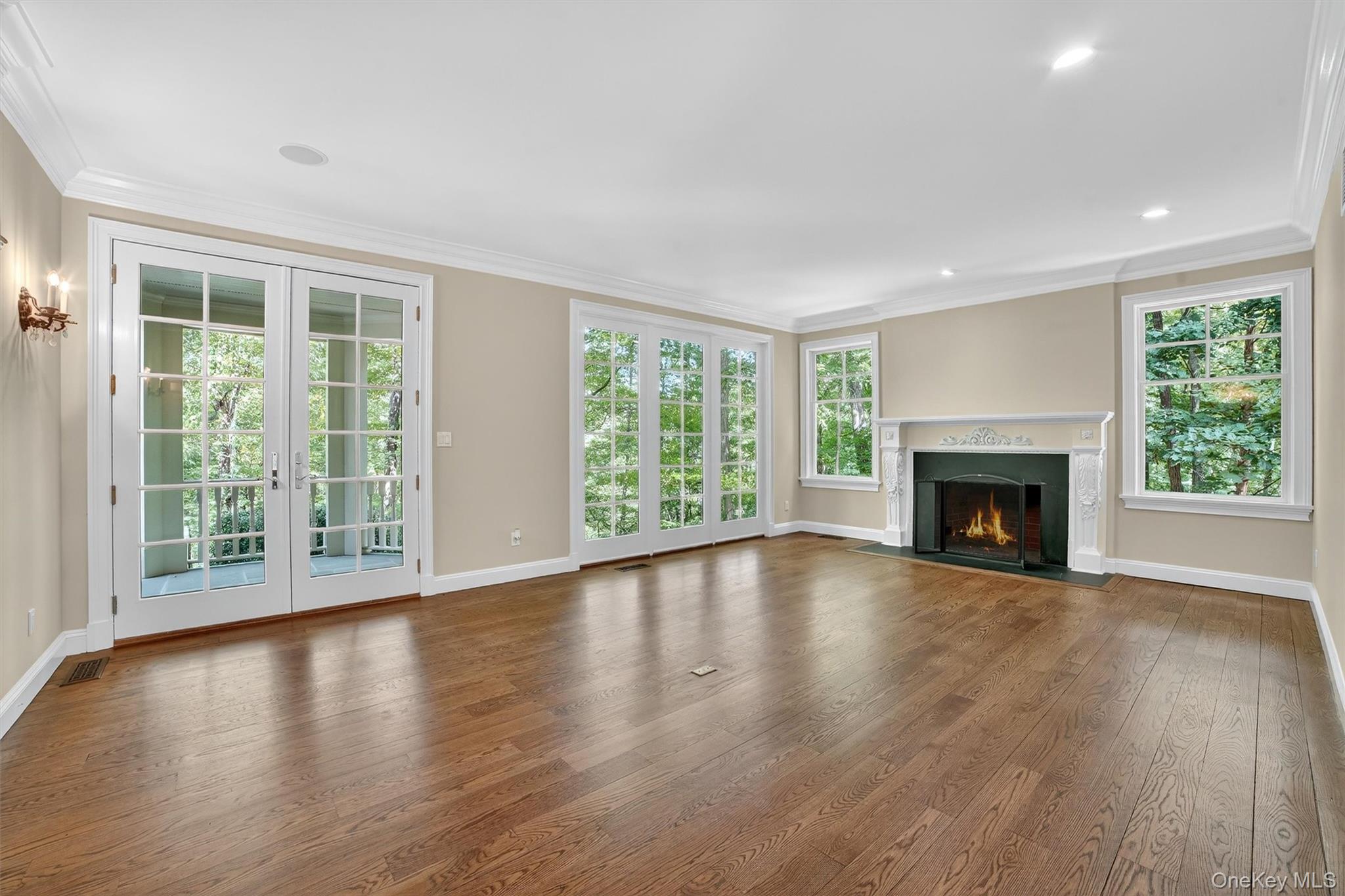 6 Todd Road Katonah, NY 10536 - Photo 10 of 50 Unfurnished living room w/French doors to patio