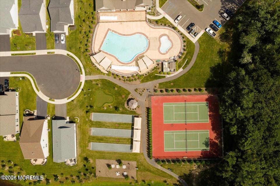 57 Harvest Ridge Road Howell, NJ 07731 - Photo 38 of 39 an aerial view of a swimming pool