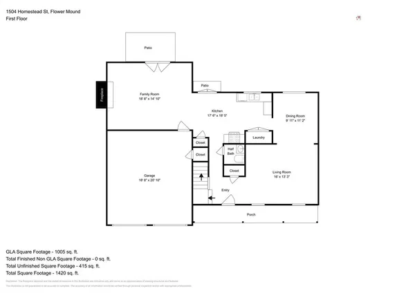 $2,440 | 1504 Homestead Street, Flower Mound, TX 75028