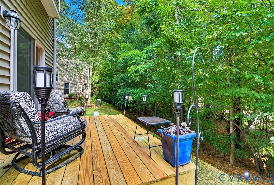 13712 Woodbridge Crossing Way Midlothian, VA 23112 - Photo 29 of 33 a view of swimming pool with chairs and wooden fence
