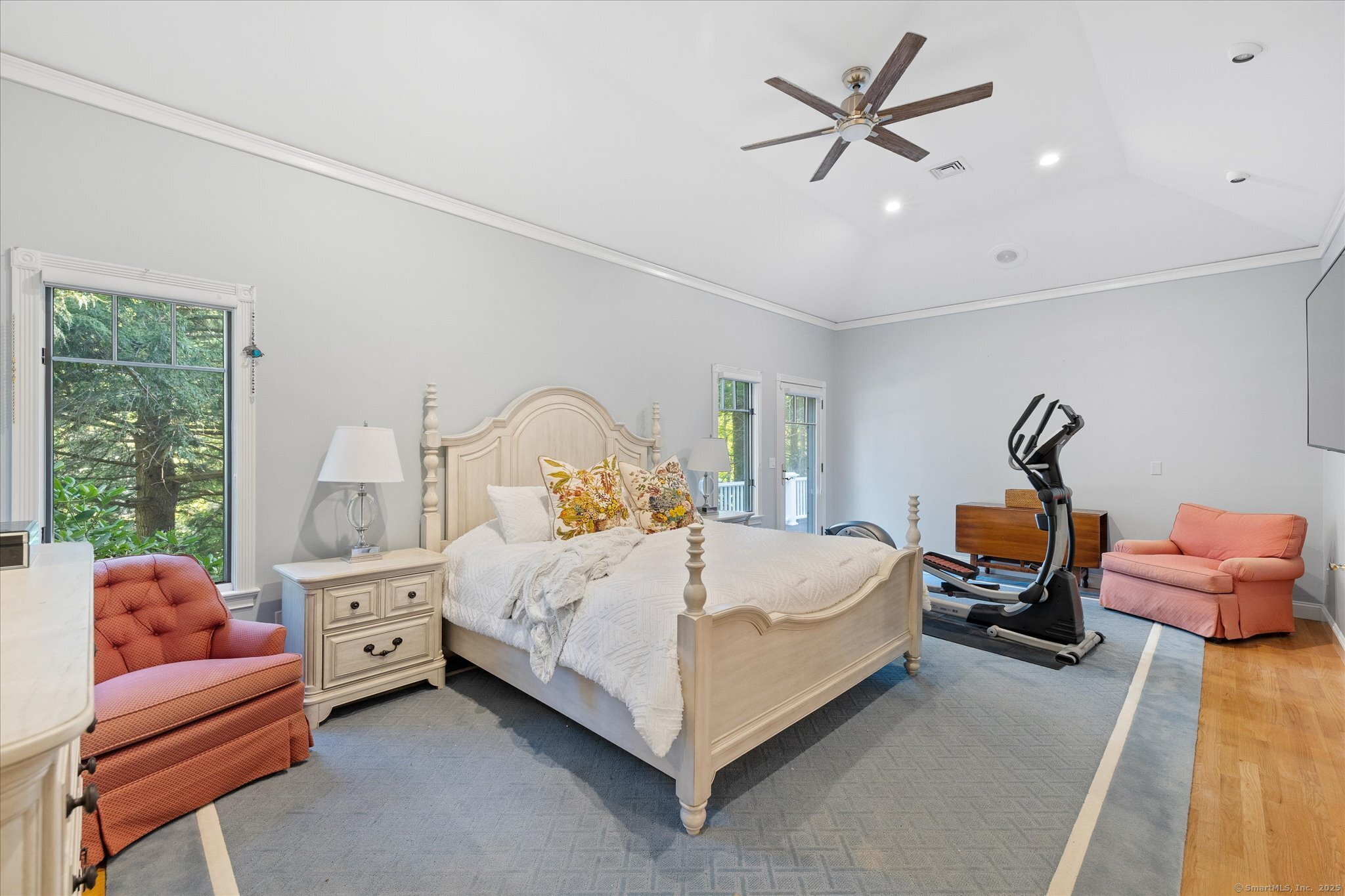 21-40 Howard Road Union, CT 06076 - Photo 13 of 40 a bedroom with a bed and a chandelier