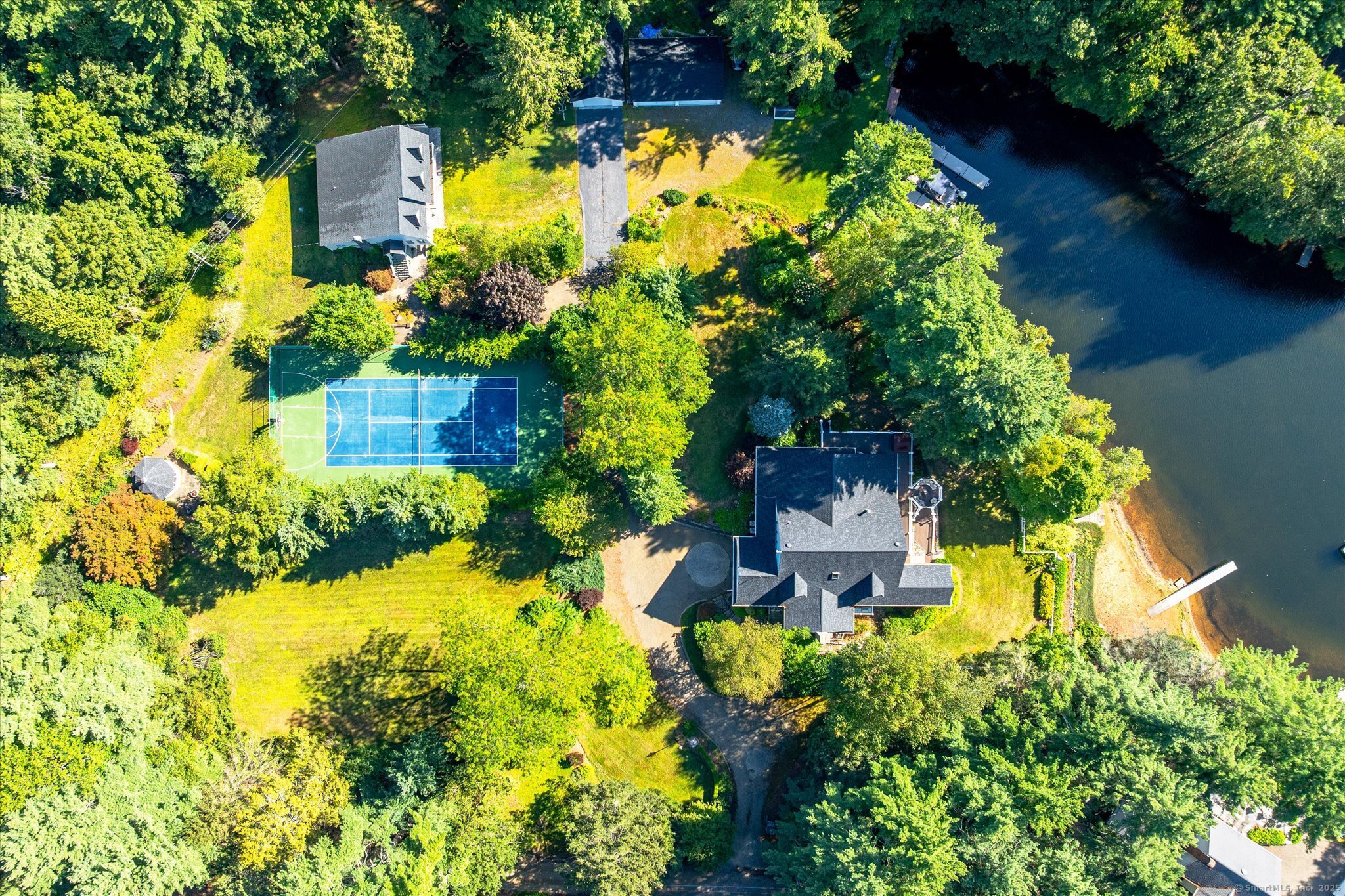 21-40 Howard Road Union, CT 06076 - Photo 40 of 40 an aerial view of a house with a yard swimming pool and outdoor seating