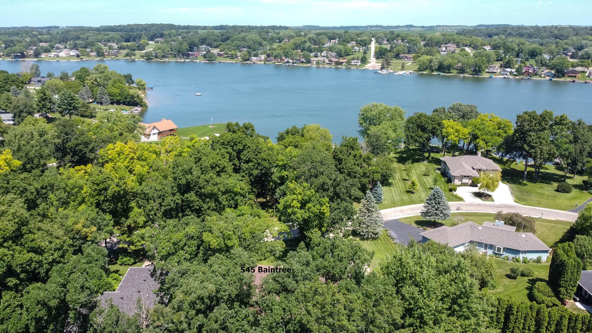 545 Baintree Road Lake Summerset, IL 61019 - Photo 24 of 28 an aerial view of a houses with outdoor space and trees
