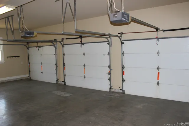 a view of a yard with trees