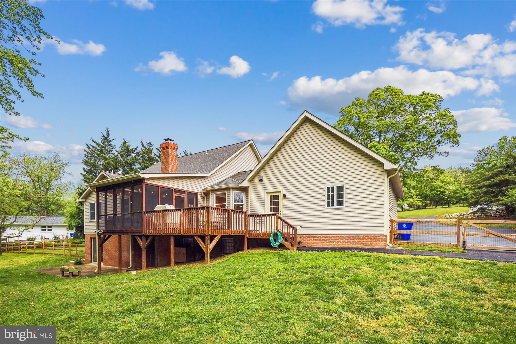 7643 Old Receiver Road Frederick, MD 21702 - Photo 73 of 82 a view of a house with a yard and deck