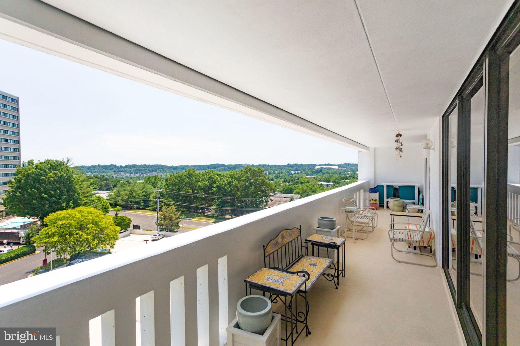 6101 Edsall Road, Unit 611 Alexandria, VA 22304 - Photo 41 of 65 40 FOOT BALCONY
