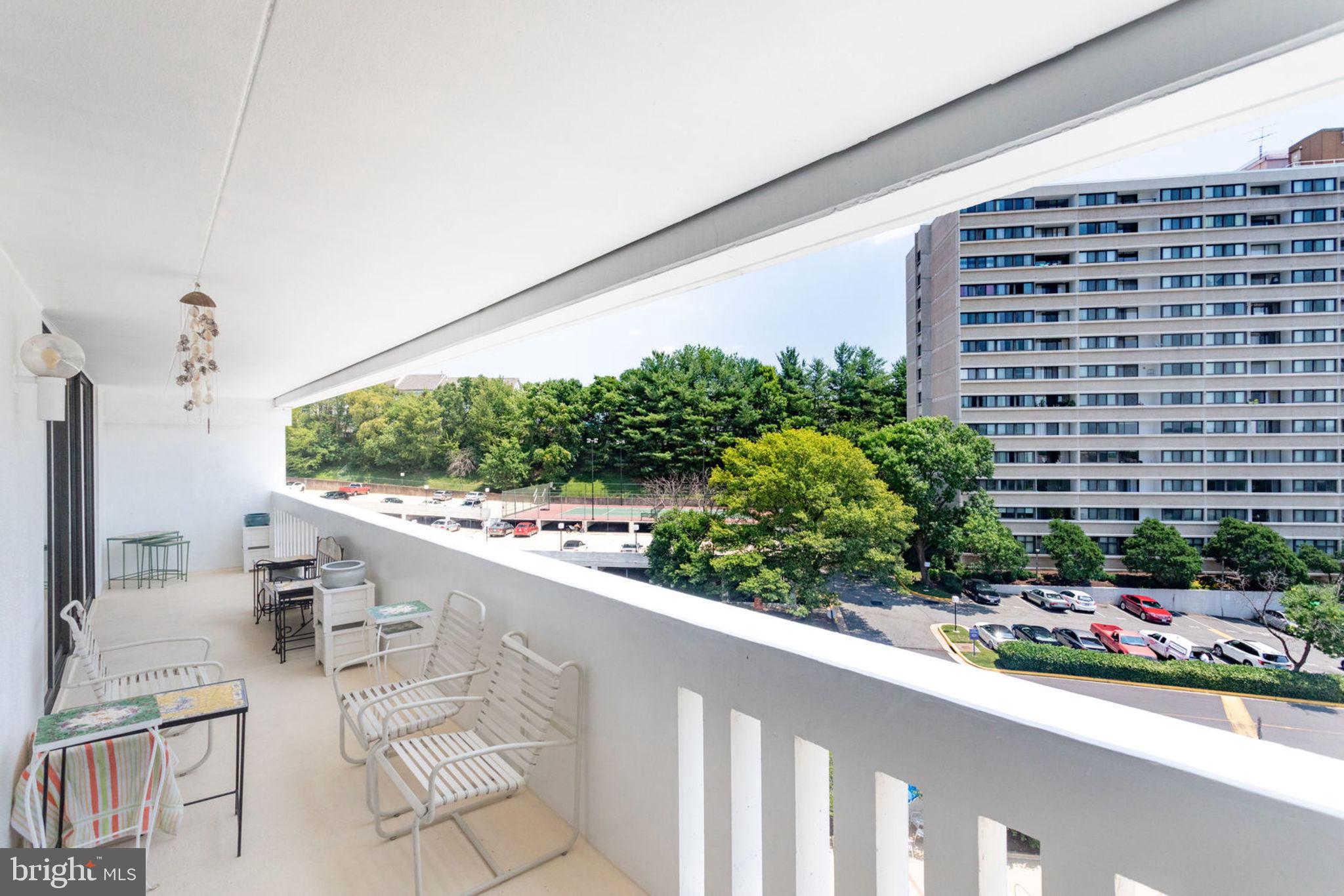 6101 Edsall Road, Unit 611 Alexandria, VA 22304 - Photo 43 of 65 40 FOOT BALCONY