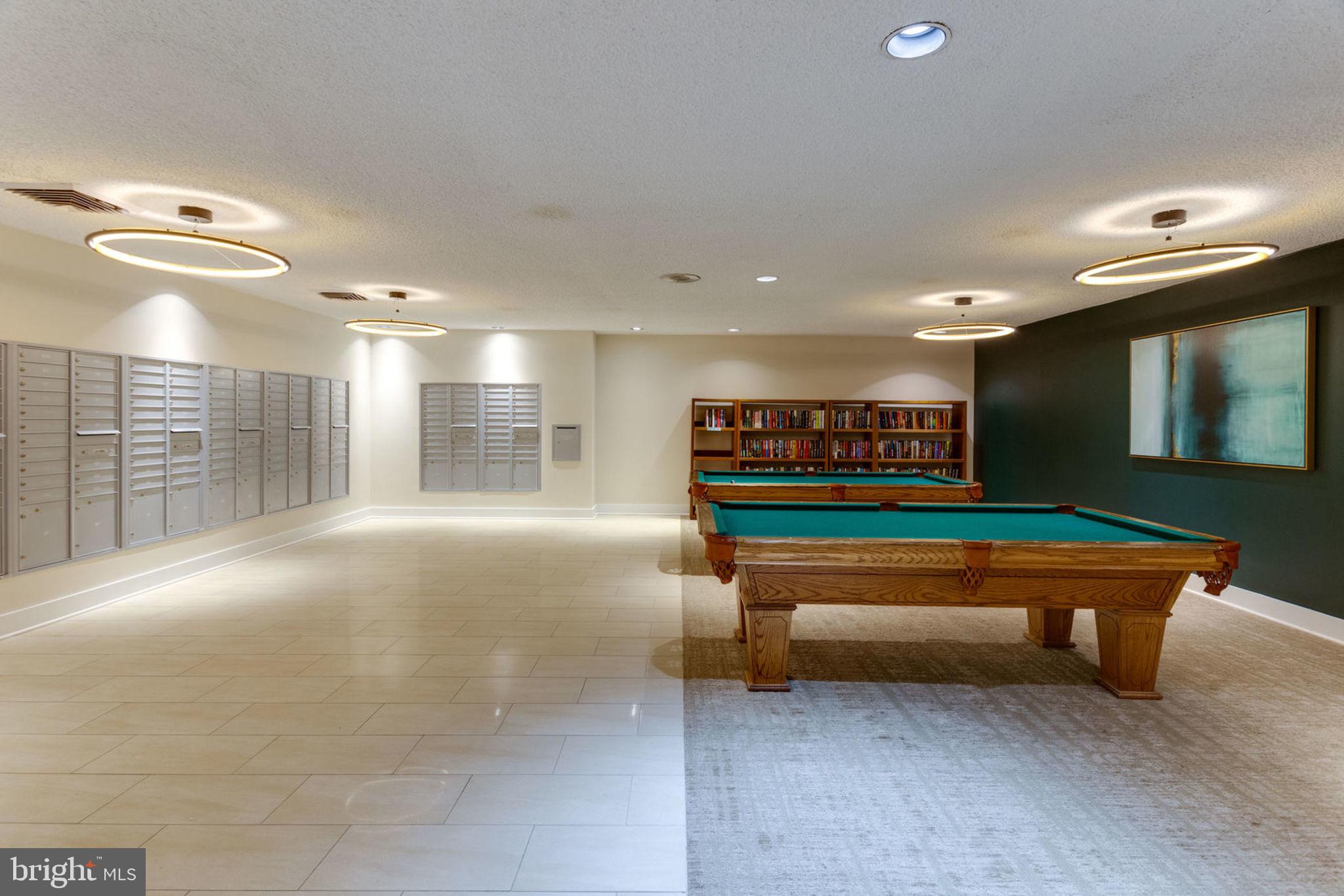6101 Edsall Road, Unit 611 Alexandria, VA 22304 - Photo 48 of 65 NEW AKW MAILROOM / BILLIARDS ROOM