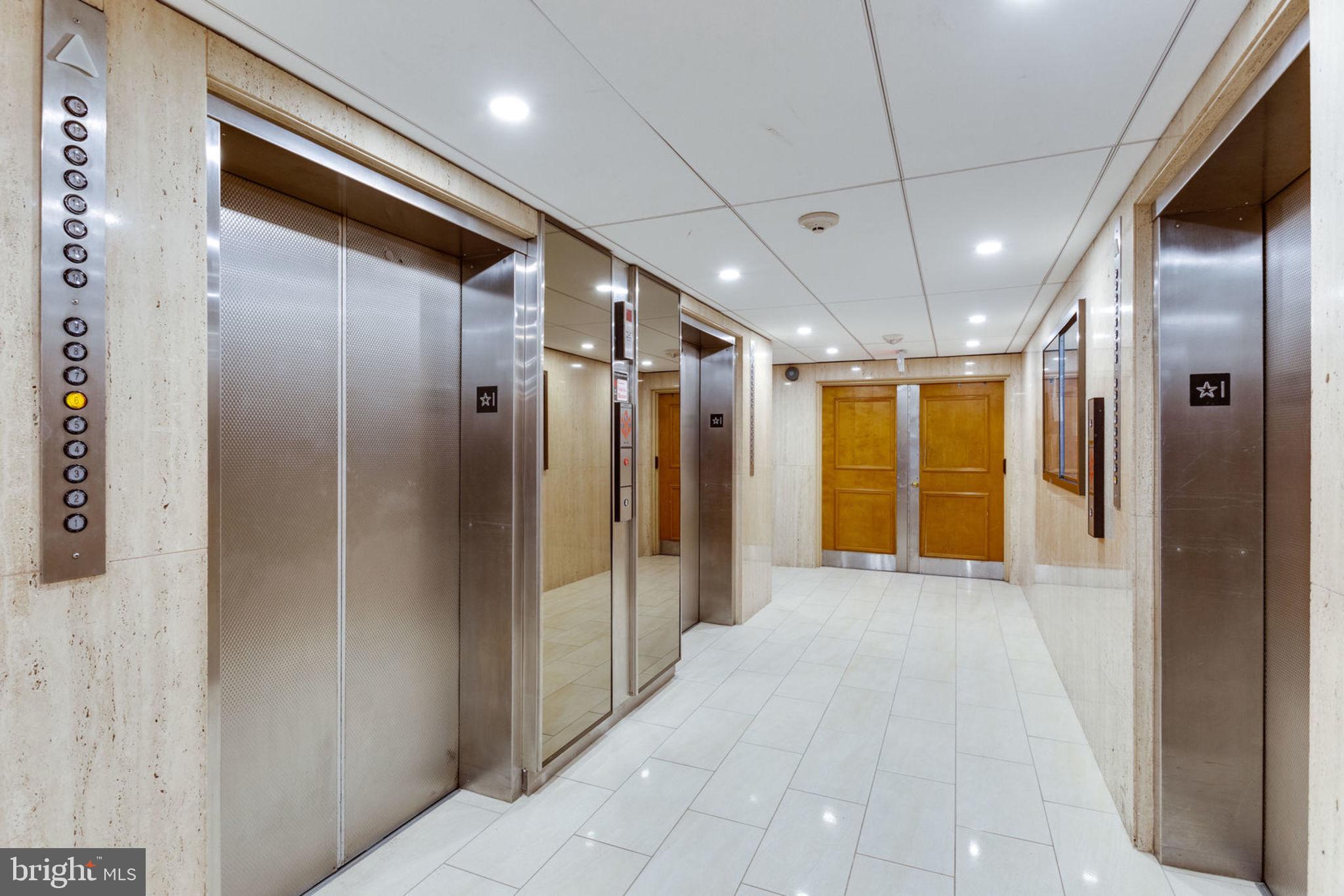 6101 Edsall Road, Unit 611 Alexandria, VA 22304 - Photo 61 of 65 NEW AKW GROUND FLOOR ELEVATOR LOBBY