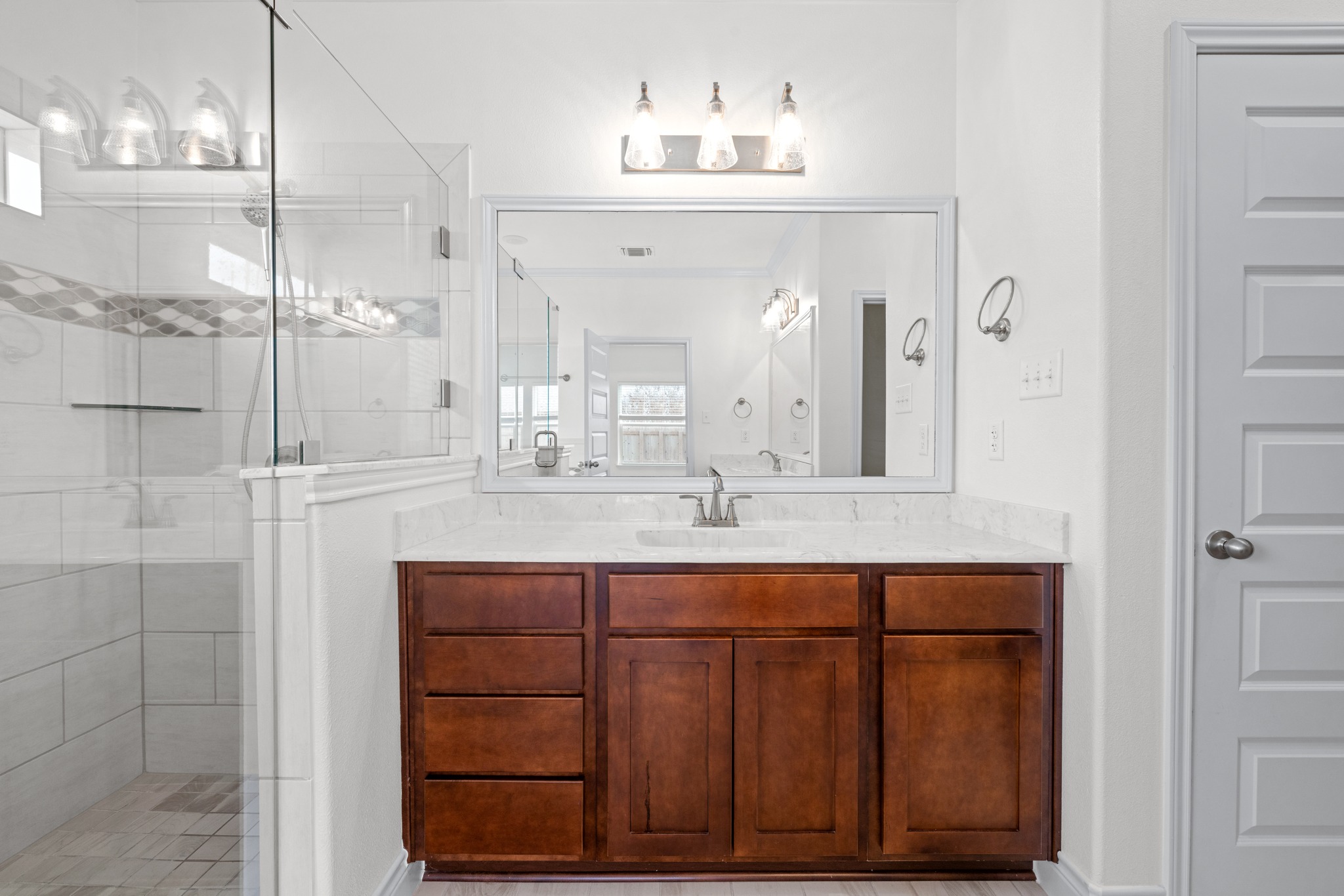 6019 Monza Drive Temple, TX 76502 - Photo 21 of 40 Full bathroom with vanity and a shower stall