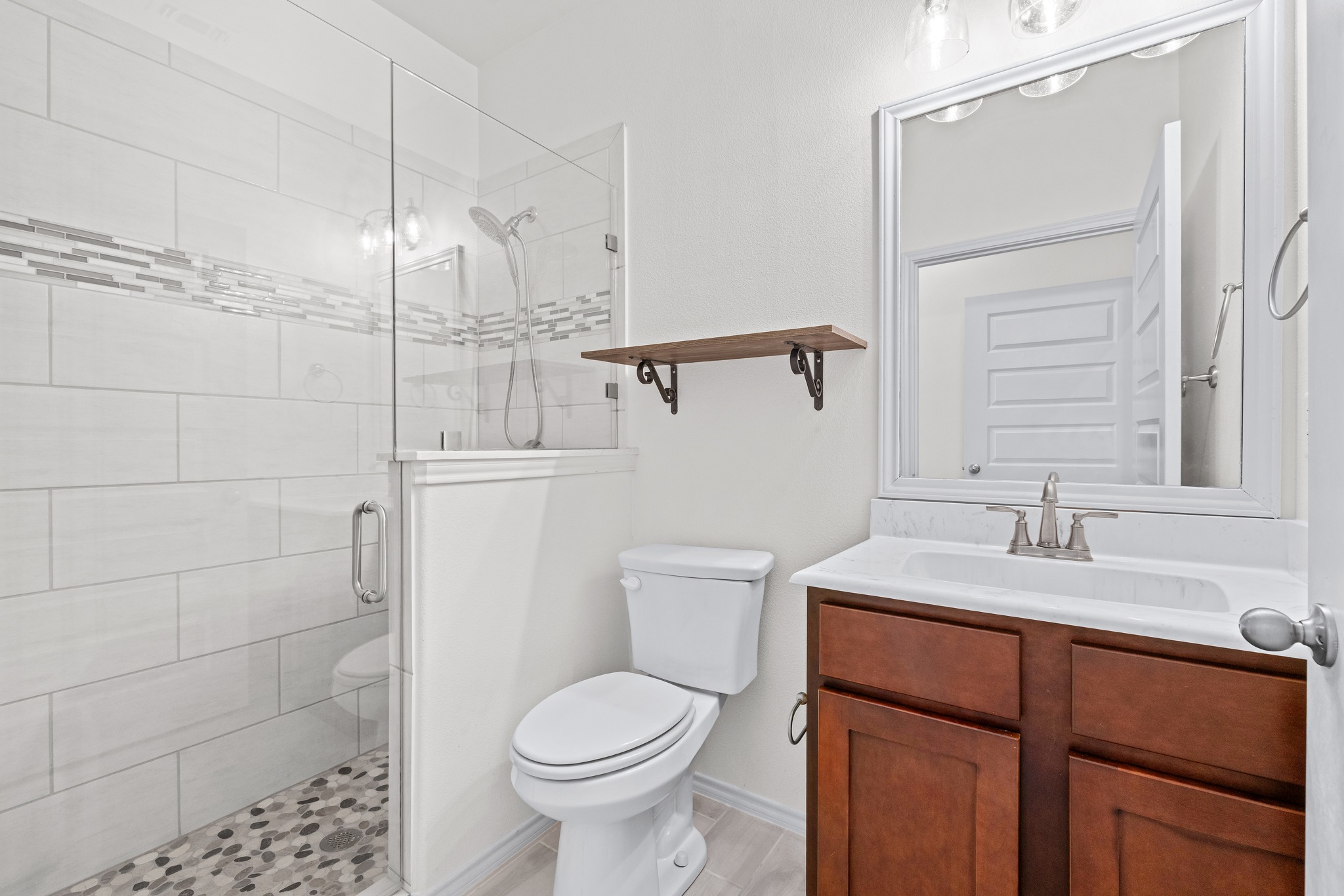 6019 Monza Drive Temple, TX 76502 - Photo 28 of 40 Full bathroom with vanity and a stall shower