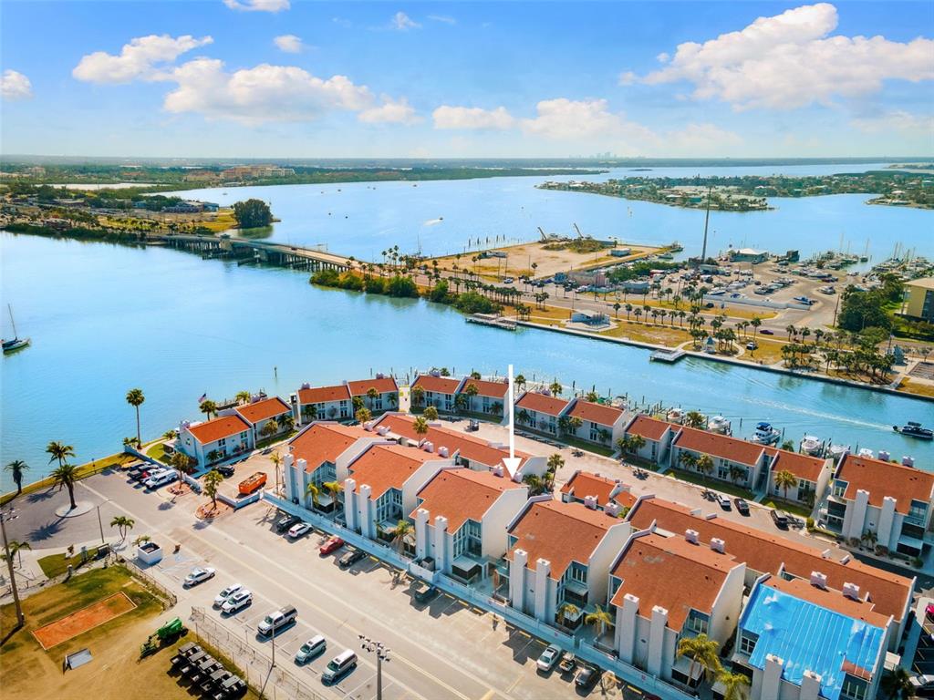 337 Rex Place, Unit G Madeira Beach, FL 33708 - Photo 32 of 40 a view of a city with an ocean view