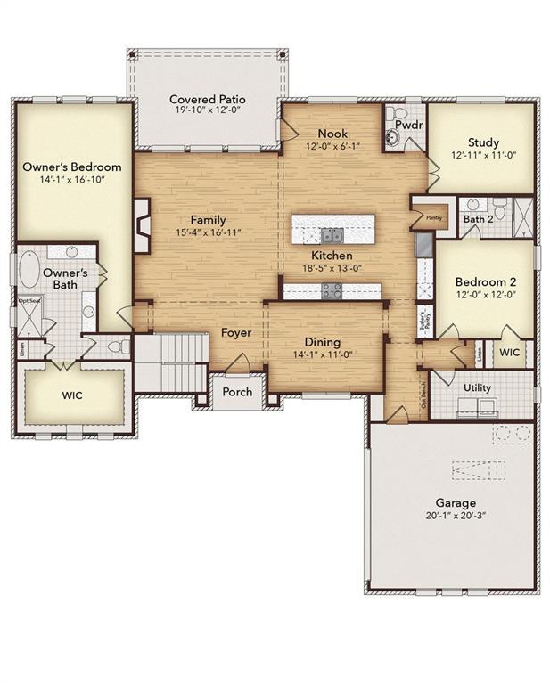 973 Reeves Drive DeSoto, TX 75115 - Photo 34 of 35 973 Reeves floorplan_image_firstfloor