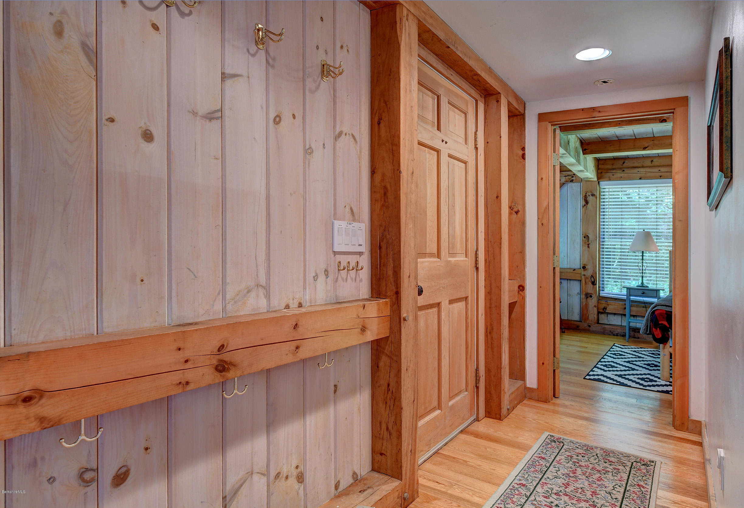 726 North Main Road Otis, MA 01253 - Photo 4 of 30 a view of a hallway with closet and bathroom