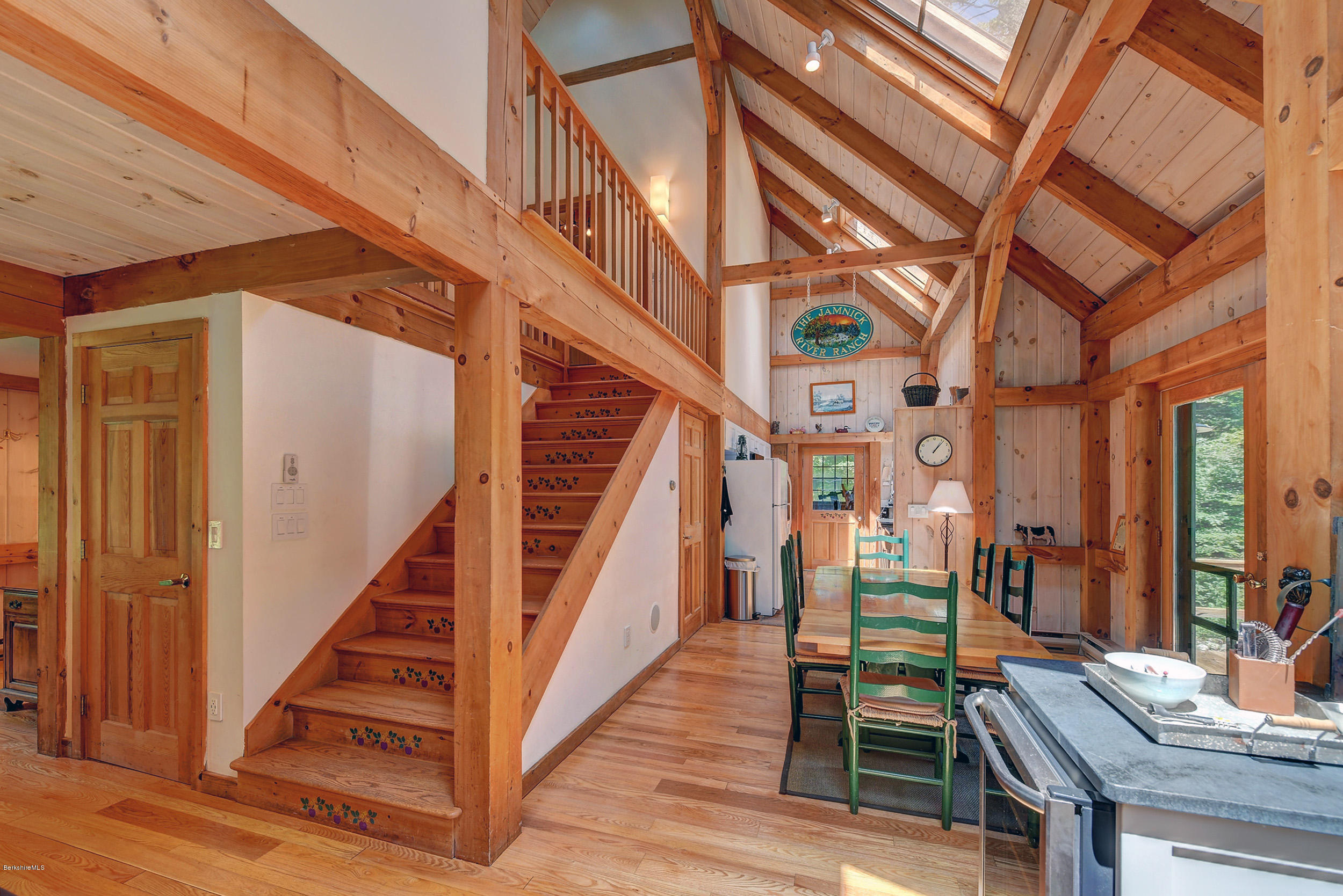726 North Main Road Otis, MA 01253 - Photo 9 of 30 a view of entryway and hall with wooden floor