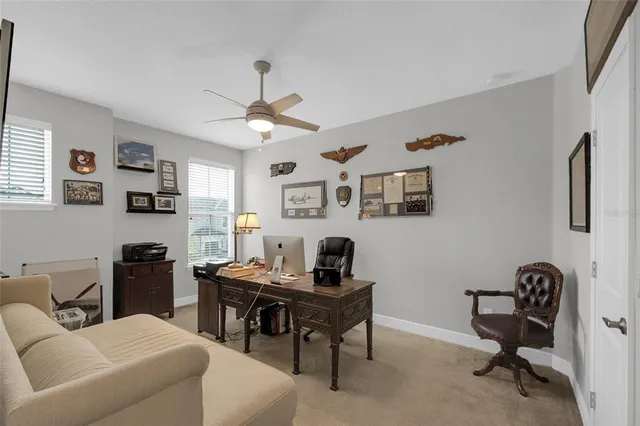 a front view of a house with yard outdoor seating and barbeque oven