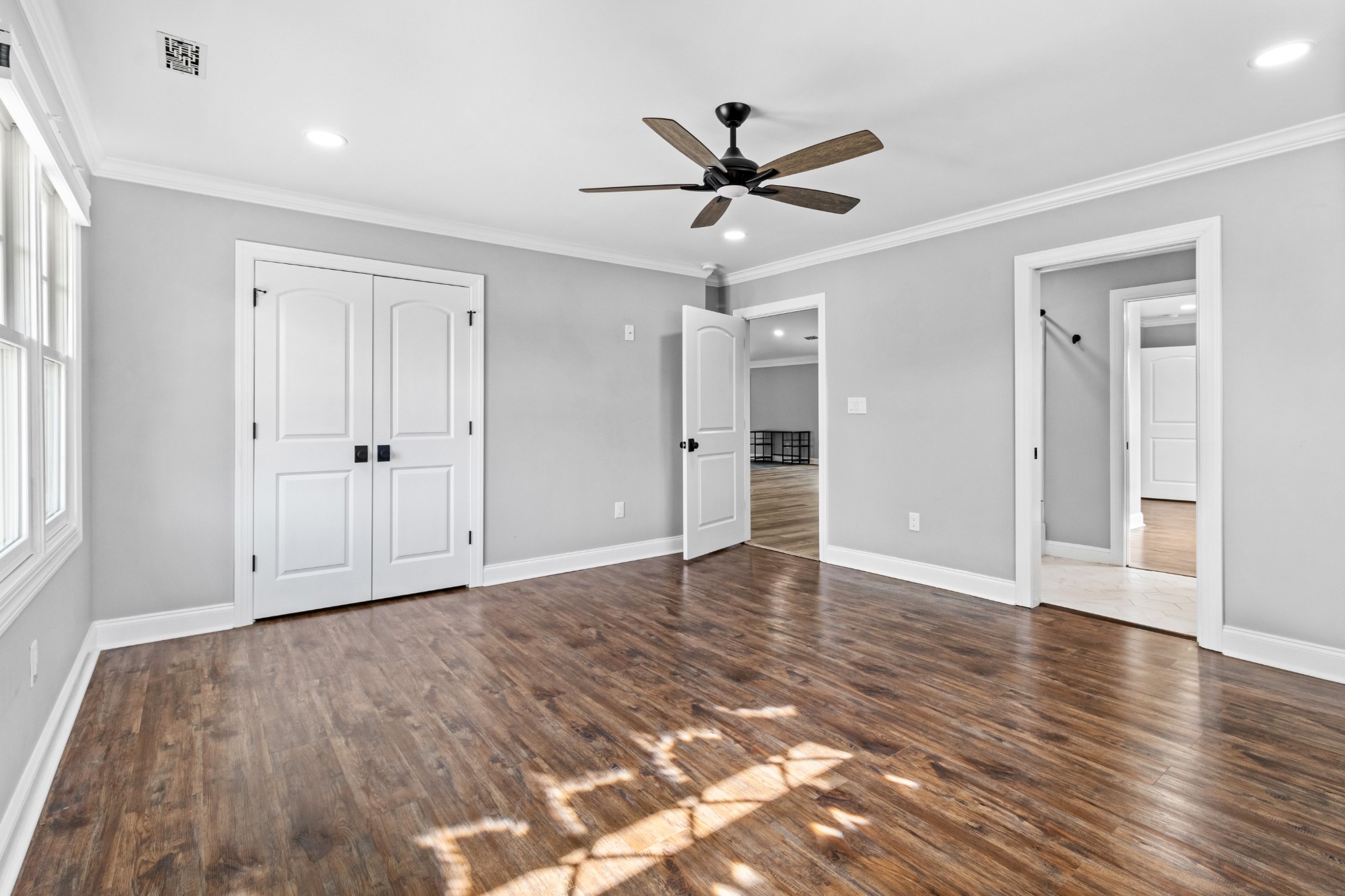 209 Hawkins Road Clarksville, TN 37040 - Photo 31 of 39 a view of empty room with wooden floor and window