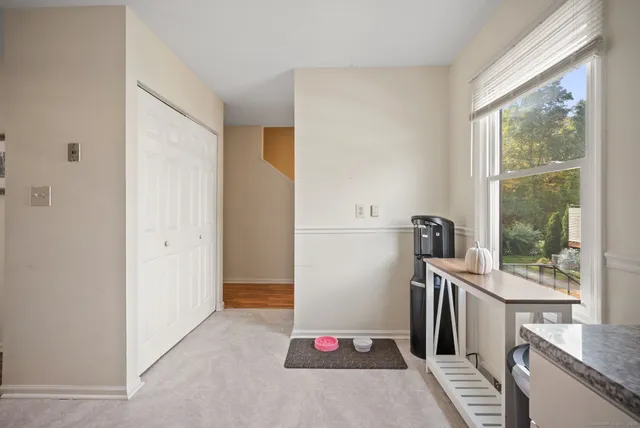 a very nice looking room with a large window