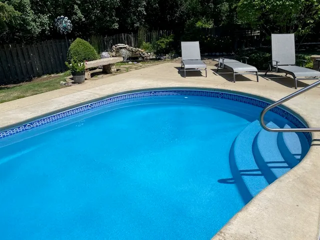 a view of a lake with a fountain