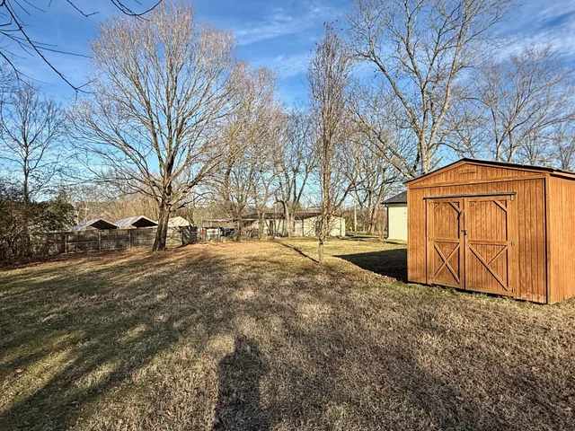 a view of yard with tree