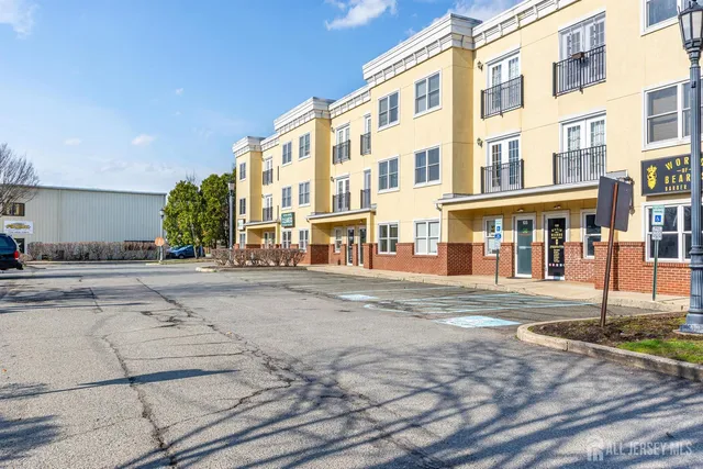 a view of a building with street