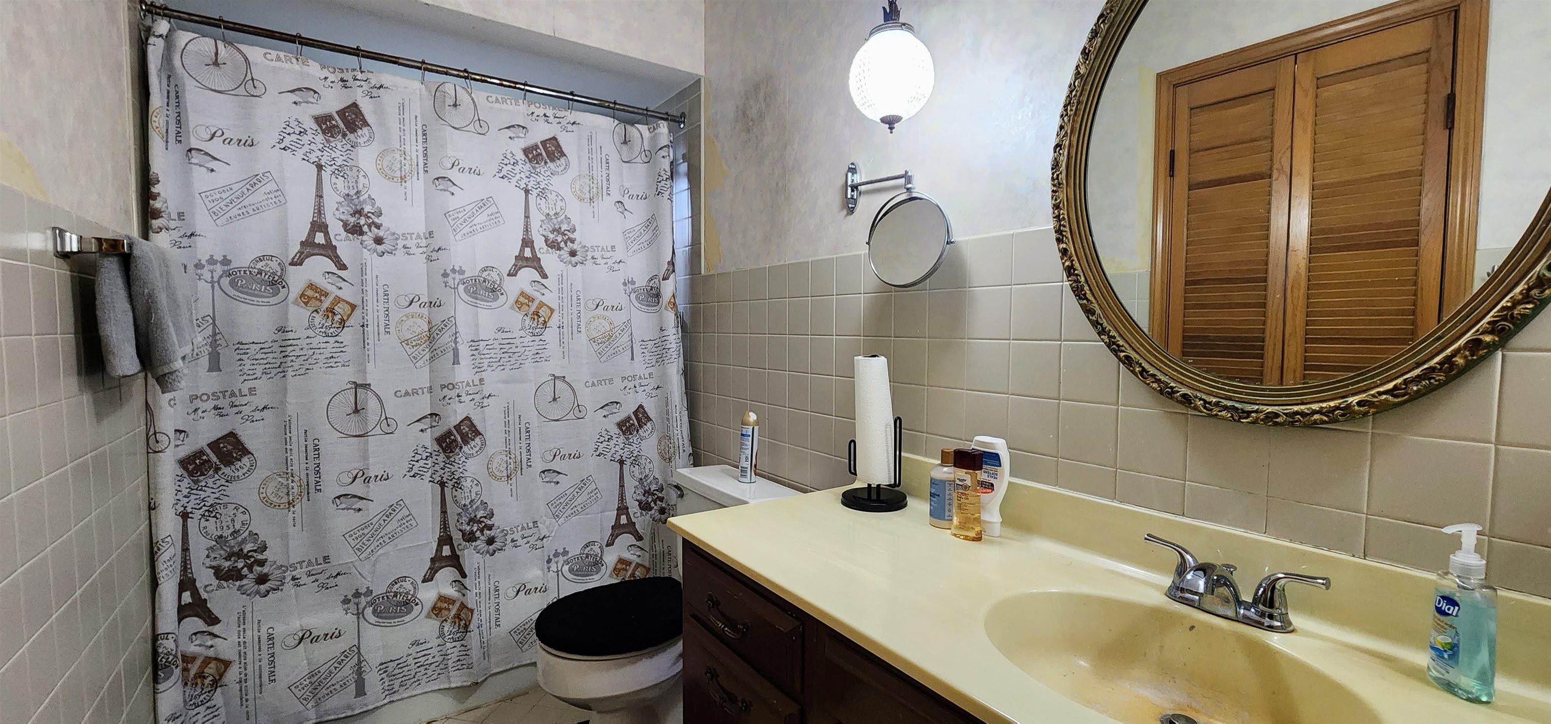1450 Wing Street Elgin, IL 60123 - Photo 17 of 36 a bathroom with a sink toilet and a mirror