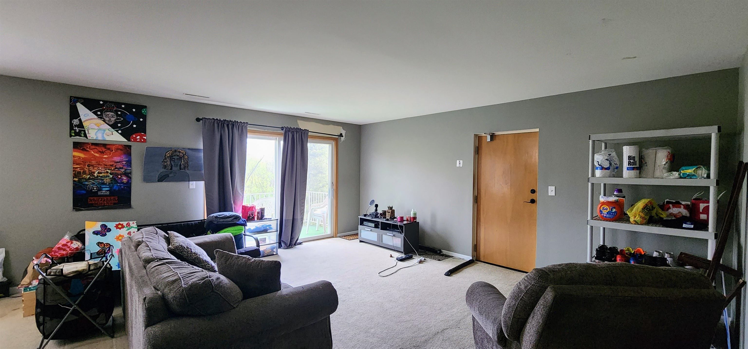 1450 Wing Street Elgin, IL 60123 - Photo 5 of 36 a living room with furniture and a flat screen tv
