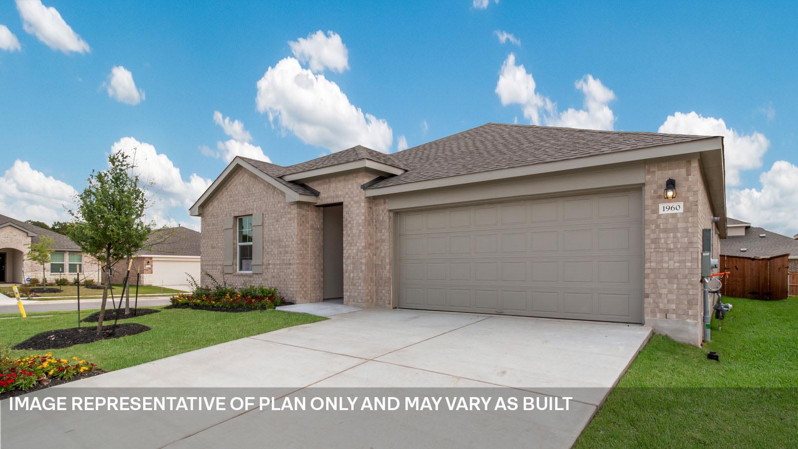 1824 Side Buster Trail Leander, TX 78641 - Photo 2 of 4 a view of a house with a yard