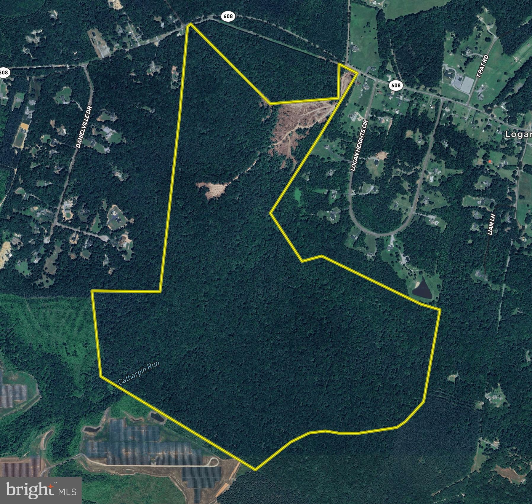 12600 West Catharpin Road Spotsylvania, VA 22551 - Photo 44 of 47 an aerial view of a house