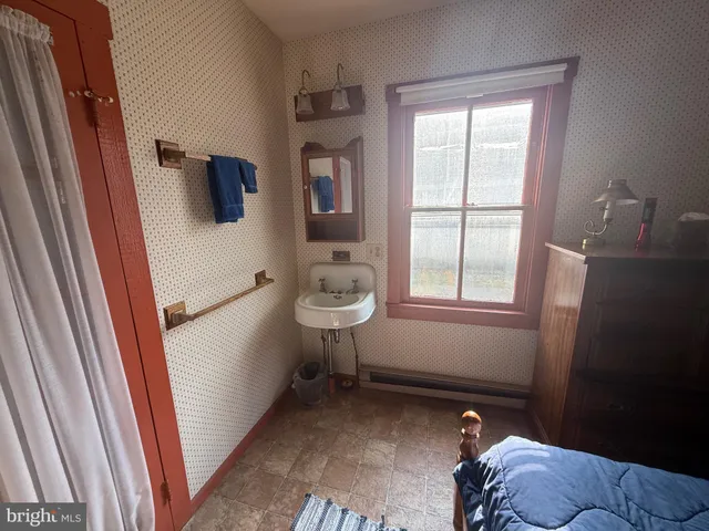 a view of a livingroom with a chandelier