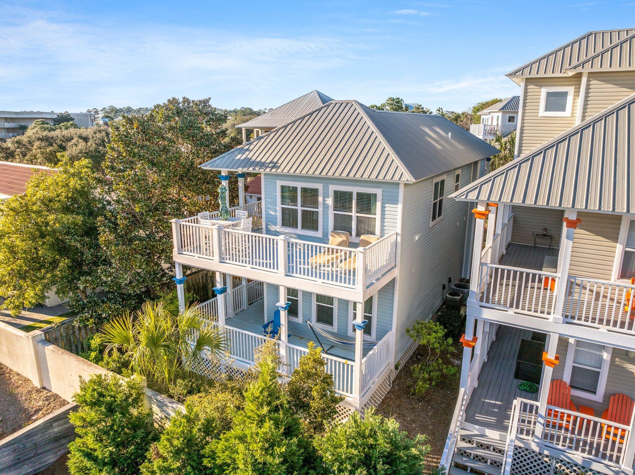 156 Emerald Dunes Circle Santa Rosa Beach, FL 32459 - Photo 34 of 43 an aerial view of a house with a yard