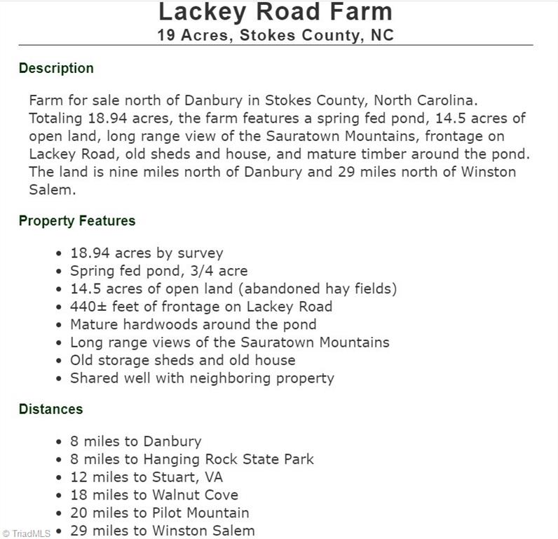 1510 Lackey Road Danbury, NC 27016 - Photo 14 of 14 Gallery Image 14