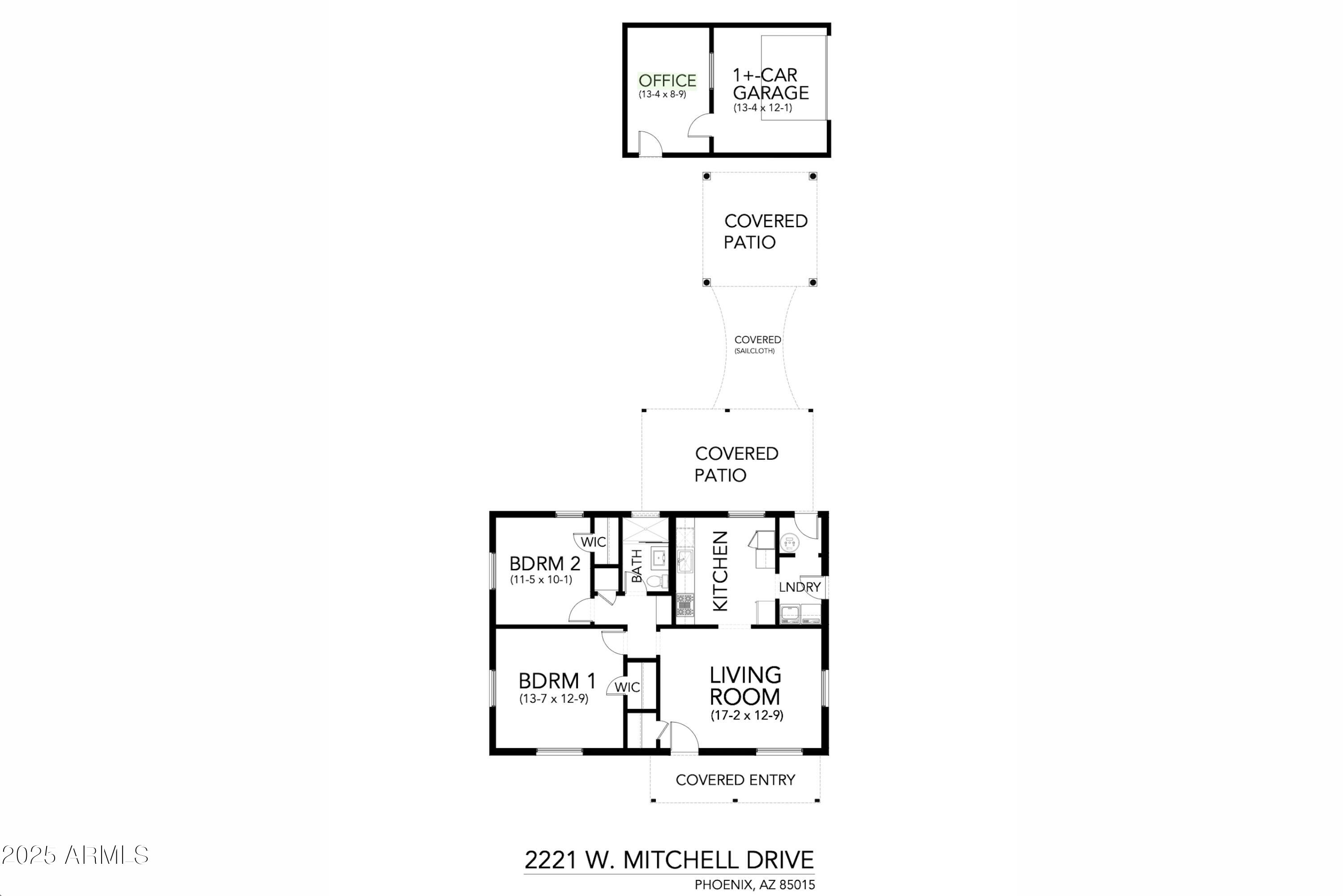 2221 West Mitchell Drive Phoenix, AZ 85015 - Photo 45 of 45 a picture of a wall with white wall