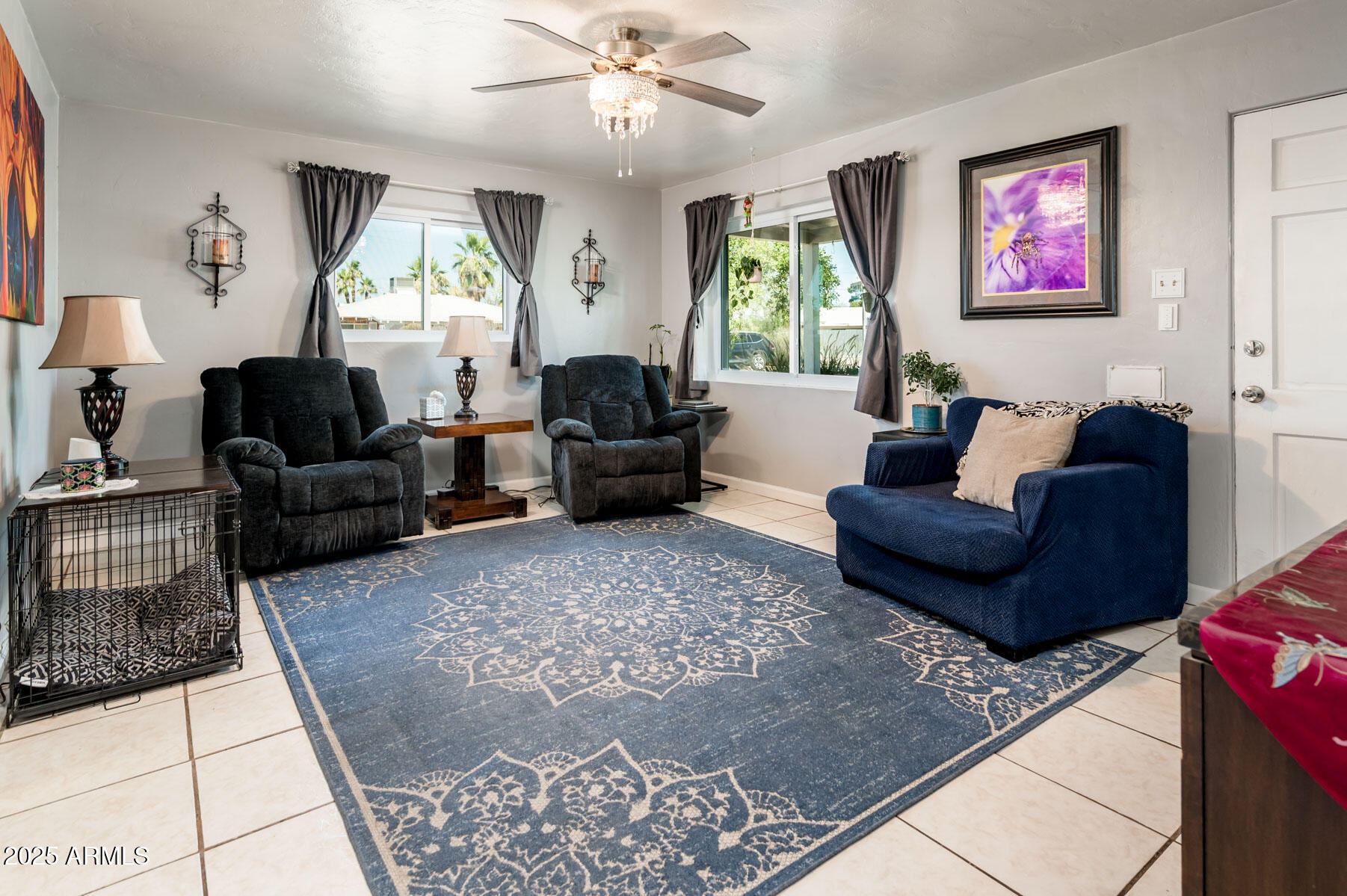 2221 West Mitchell Drive Phoenix, AZ 85015 - Photo 4 of 45 a living room with furniture and a large window